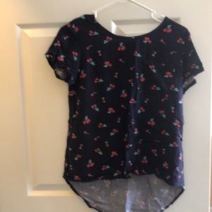 Medium blue cherry top.